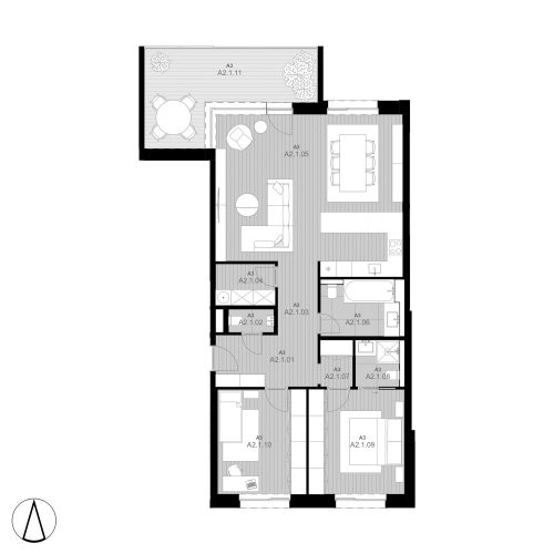 A3 Apartment A2.1