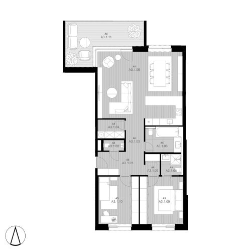 A5 Apartment A3.1