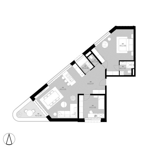 A6 Apartment A3.2 (sold)