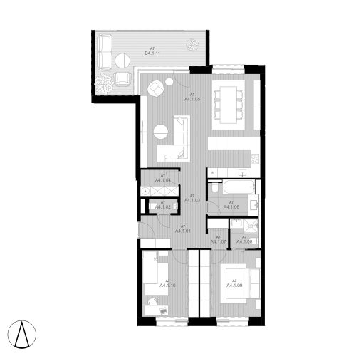 A7 Apartment A4.1