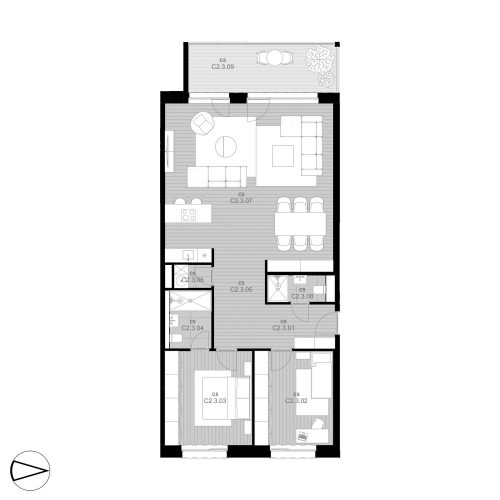 C5 Apartmán C2.3